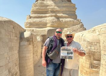 The Forest-Blade travels to Egypt in between the paws of Sphinx