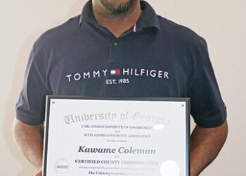 District 1 Commissioner recognized for Academic Achievement in Lifelong Learning Academy