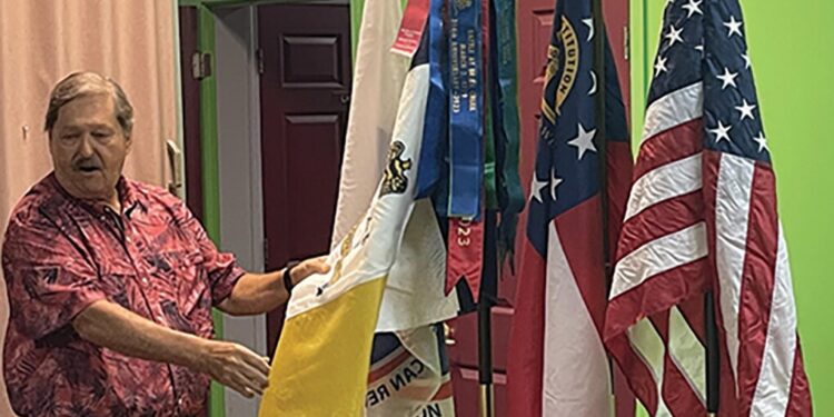 Brown speaks to Four Rivers Patriots