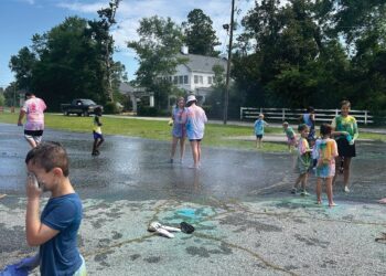 Franklin Memorial Library holds SRP Color Party