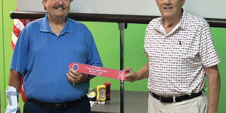 Jones speaks to Four Rivers Patriots