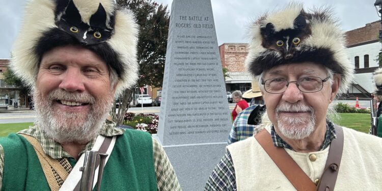 Brier Creek Skunk Brigade attends Edgefield Revolutionary War Marking