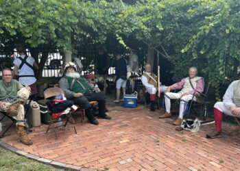 Skunk Brigade attends Meadow Gardens