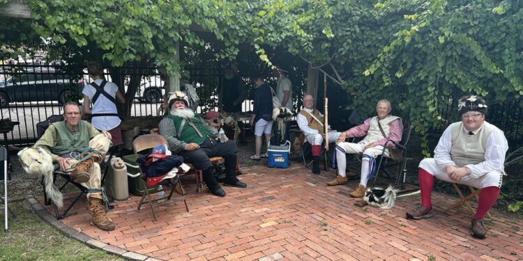 Skunk Brigade attends Meadow Gardens