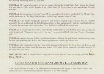 What an honor: CMS Jimmy E. Lawson