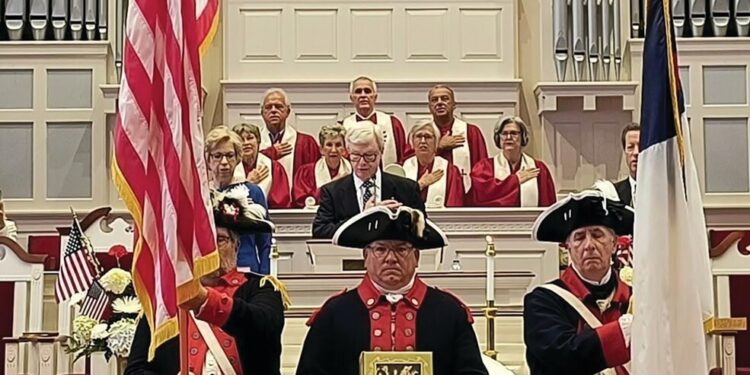 Wiregrass members present Colors at FMC