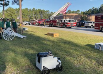 Brier Creek Artillery fires at EGSC 9/11 event