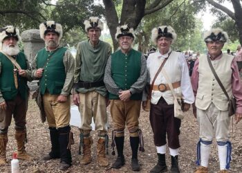 Skunk Brigade attends Battle of Eutaw Springs event
