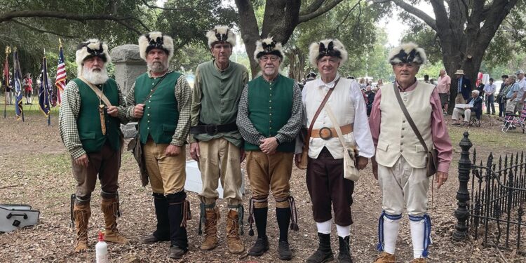 Skunk Brigade attends Battle of Eutaw Springs event