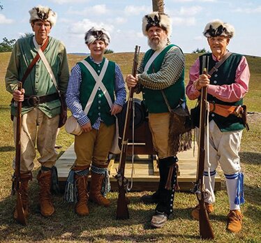 Brier Creek Militia participates in Fort Morris event
