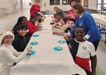 Family Connection decorates with PBIS at Swainsboro Elementary