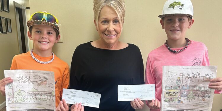 Clements and Denney win Christmas Activities book drawings