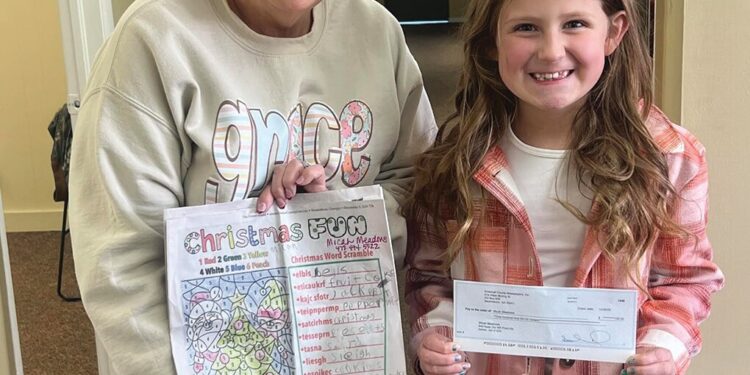 Meadows wins Christmas Fun drawing