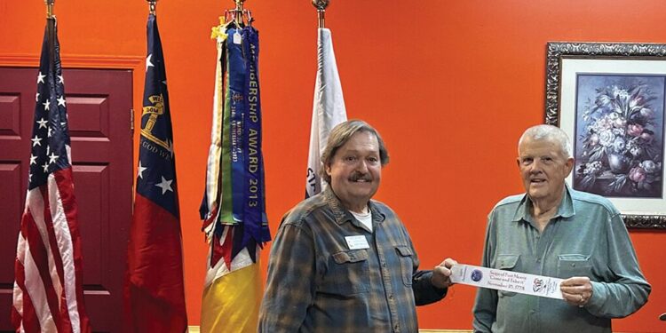 Tankersley installs 2026 Four Rivers Patriots officers