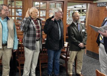 Tankersley installs Mill Creek Chapter officers