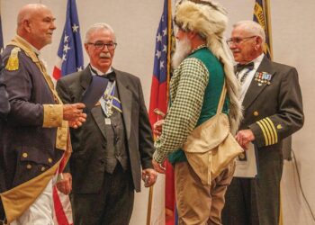 Skunk Brigade members attend Georgia SAR Awards Banquet