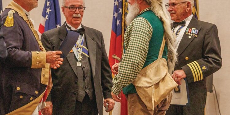 Skunk Brigade members attend Georgia SAR Awards Banquet