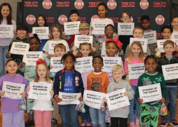 Twin City Elementary announces January Students of the Month