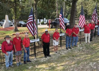 New U.S. Flags posted at the Veterans & 1st Responders Memorial Park