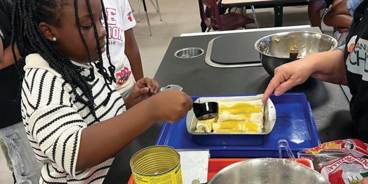 Mr. Harper’s Ag Education class makes Enchiladas