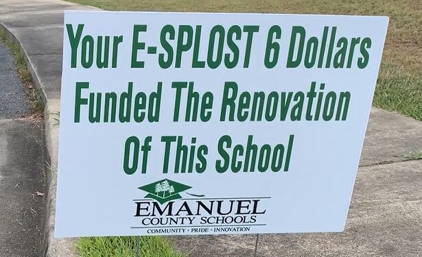 Emanuel County Students thank residents for their support!