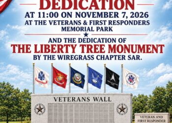 New Veterans Wall and Liberty Tree Monument to be dedicated